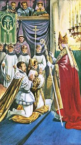 La regina Maria che sposa il principe Filippo di Spagna