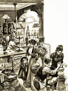 Shopping in epoca edoardiana da Peter Jackson