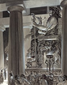 Statua di Zeus a Olimpia da Peter Jackson