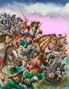 Il duca di Monmouth alla battaglia di Sedgemoor da Peter Jackson