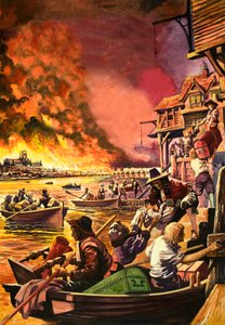 Il grande incendio di Londra da Peter Jackson