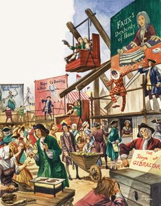La meravigliosa storia della Gran Bretagna: Fiere e divertimenti per il popolo. Fiera di Bartholomew da Peter Jackson