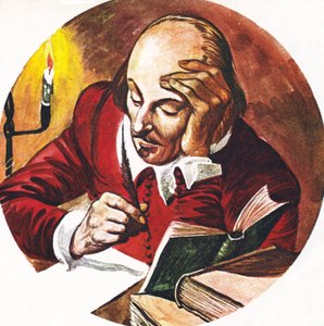 William Shakespeare, scrivendo