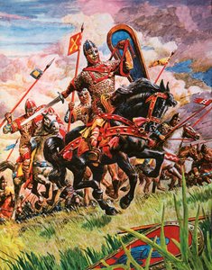 Guglielmo il Conquistatore alla battaglia di Hastings