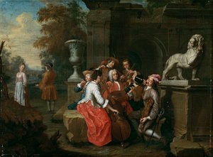 Concerto in giardino da Peter Jacob Horemans