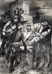 La morte del re Carlo XII di Svezia (1682-1718) durante l