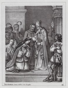 Ciril e Metodio, missionari cristiani bizantini, IX secolo da Peter Johann Nepomuk Geiger