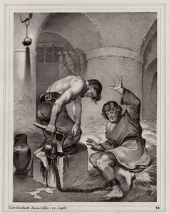 Fuga di Andreas Budiats, scudiero di Emerich von Lowenstein da Peter Johann Nepomuk Geiger