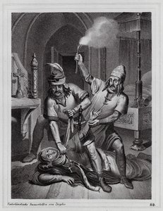 Omicidio di Ludmilla di Boemia, 921 da Peter Johann Nepomuk Geiger