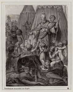 Secondo assedio di Vienna da parte dei Turchi da Peter Johann Nepomuk Geiger