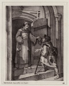 Il fuorilegge Giovanni Parricida che cerca rifugio in un monastero a Pisa