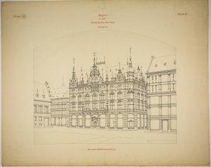 Rathskeller Neubau, Halle (Saale), Sassonia-Anhalt, Germania, Prospettiva (incompiuta)