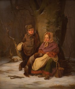 Due bambini poveri da Peter Julius Larsen
