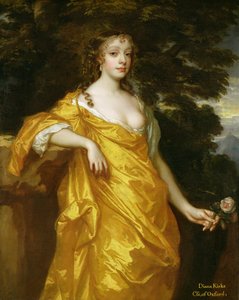Diana Kirke, poi Contessa di Oxford, c.1665-70 da Peter Lely