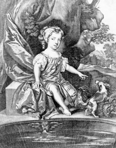 Sua Grazia La Duchessa di Somerset, pubblicato da Alex Browne, c.1680s da Peter Lely