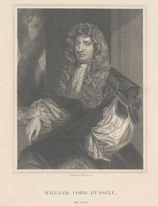 Ritratto di Lord William Russell, inciso da H. Robinson da Peter Lely