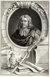 Thomas Sydenham, inciso da Jacobus Houbraken (1698-1780) pubblicato ad Amsterdam, 1746 da Peter Lely