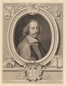 Cardinale Jules Mazarin da Peter Ludwig van Schuppen after Pierre Mignard I