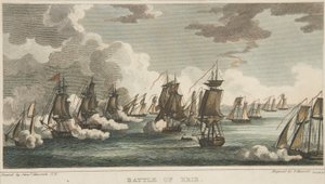 Battaglia di Erie, pub. 1816 da Peter Maverick