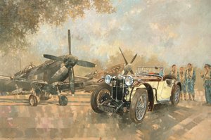 Cream Cracker MG 4 Spitfires da Peter Miller