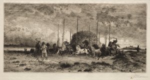 Raccolta a San Juan, Nuovo Messico da Peter Moran