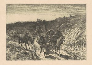 Il treno del Burrow, Nuovo Messico da Peter Moran