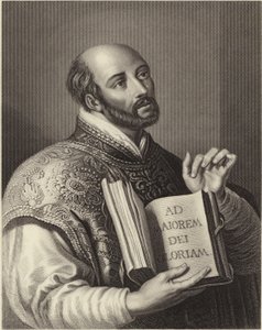Ignazio di Loyola (incisione) da Peter Paul (after) Rubens