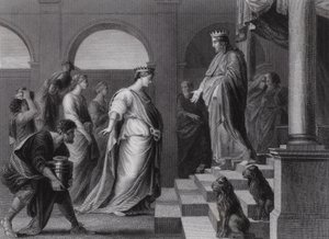Salomone e la Regina di Saba da Peter Paul (after) Rubens