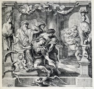 La morte di Achille, dopo Pierre Paul Rubens da Peter Paul (after) Rubens