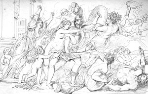 La furia della guerra da Peter Paul (after) Rubens
