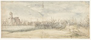Veduta del Castello Crayenhof a Zwijndrecht, 1606
