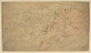 Battaglia di Cavalieri (verso) da Peter Paul Rubens