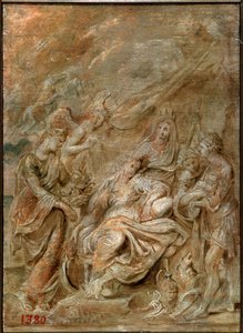 Nascita del Delfino, Luigi XIII, 1622 da Peter Paul Rubens