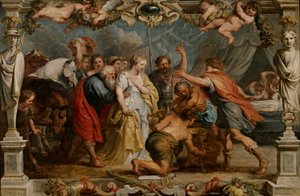 Briseide restituita ad Achille da Peter Paul Rubens