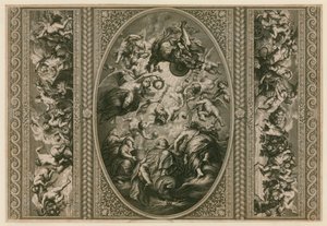 Soffitto della Banqueting House a Whitehall da Peter Paul Rubens