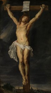 Cristo in croce (olio su tela) da Peter Paul Rubens