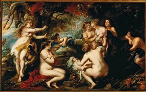 Diana e Callisto (dipinto su tela) da Peter Paul Rubens