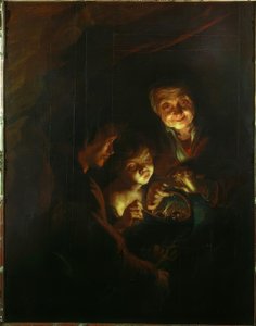 La vecchia con il braciere da Peter Paul Rubens