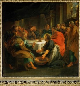 La lavanda dei piedi da Peter Paul Rubens