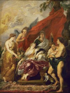 La nascita di Luigi XIII da Peter Paul Rubens