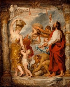 La raccolta della manna da Peter Paul Rubens