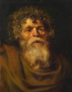 Testa di un vecchio, studio per 