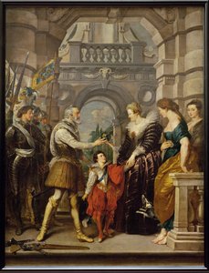 Enrico IV parte per la guerra in Germania da Peter Paul Rubens