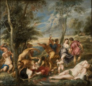 La baccanale degli Andriani da Peter Paul Rubens