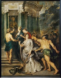 La conclusione della pace (dipinto su tela) da Peter Paul Rubens