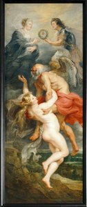 Le Triomphe de la verite, ou La parfaite et sincère union de la reine-mère et de son fils ... da Peter Paul Rubens