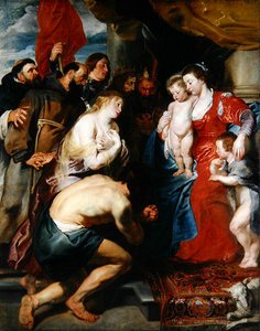 Maria con Gesù e Giovanni da Peter Paul Rubens