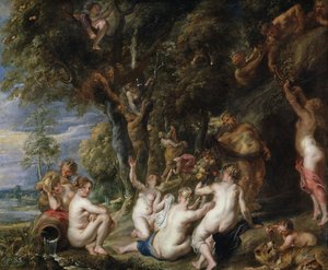 Ninfe e satiri, c. 1615