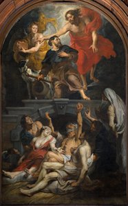 Chiesa parrocchiale (Parochiekerk Sint-Martinus). Dipinto. Pieter Paul Rubens da Peter Paul Rubens