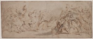 Riconciliazione dei Romani e dei Sabini (recto) da Peter Paul Rubens